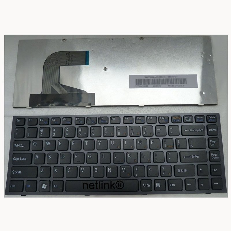 Replacement Laptop Keyboard 9Z.N5CSQ.301 For Sony Vaio VPC-S117GG VPCS11 VPC-S12 VPC-S13 PCG-51111T