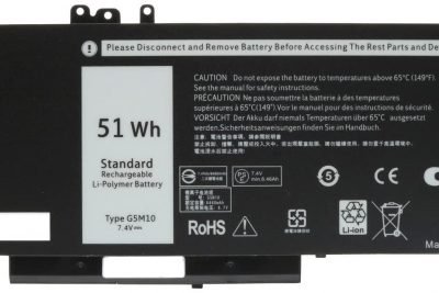 Dell G5M10 Battery for Latitude E5450 E5550 E5570 E5470 G5M10 8V5GX R9XM9 WYJC2 51WH
