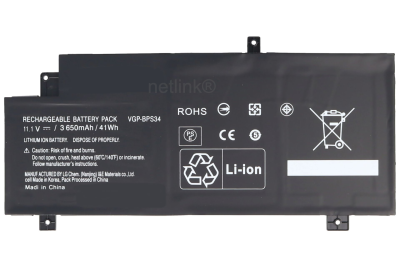 Replacement VGP-BPS34 Laptop Battery for Sony VAIO 15 14 SVF15A VGP-BPL34 series