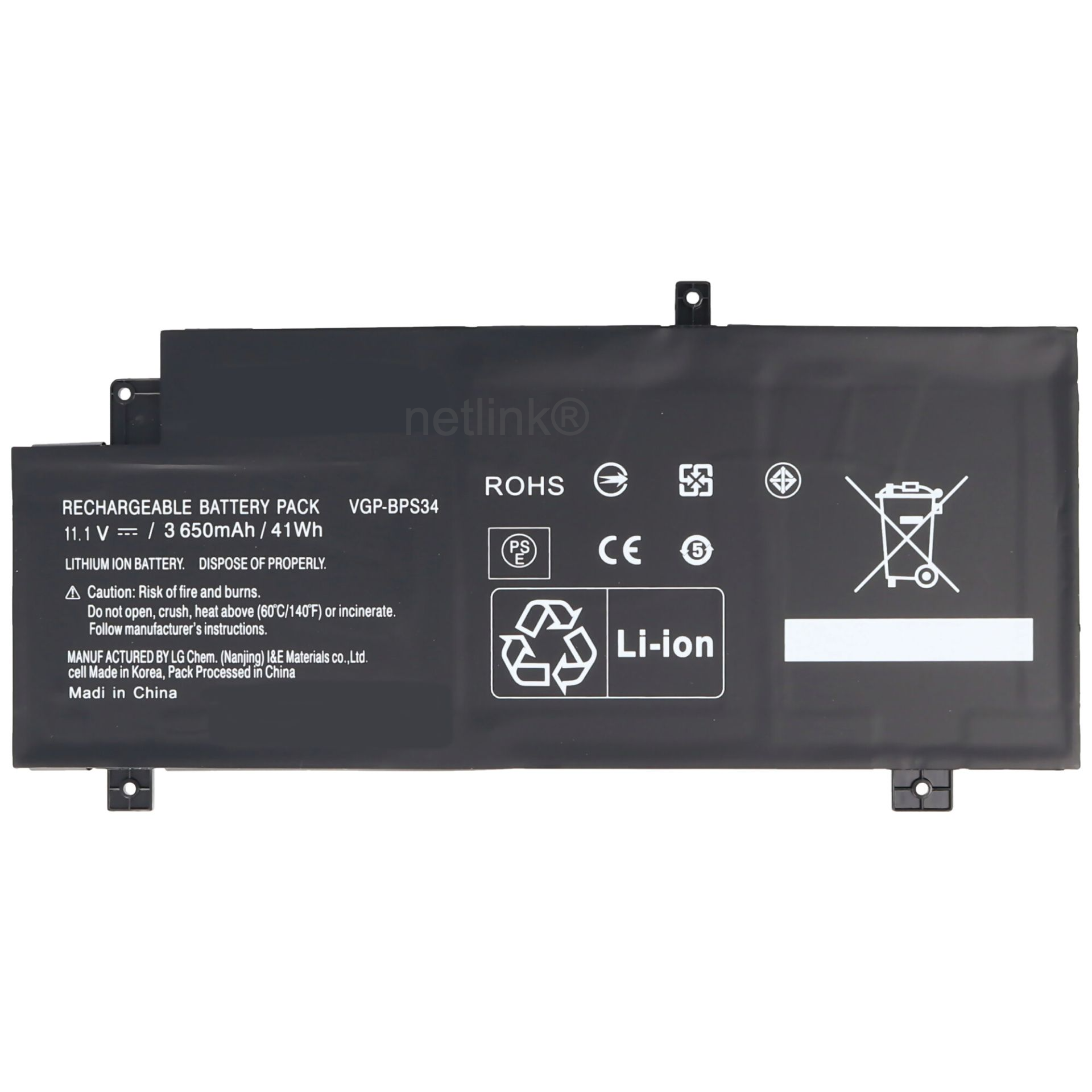 Replacement VGP-BPS34 Laptop Battery for Sony VAIO 15 14 SVF15A VGP-BPL34 series