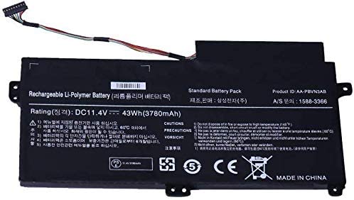 Replacement battery AA-PBVN3AB BA43-00358A for Samsung 5 Series 510R NP470 NP470R5E NP370R4E Laptop.