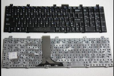 Replacement Laptop Keyboard MP-03233U4 for LG E50 E500 MSI A6000 A5000 CR600 CR700 CR720