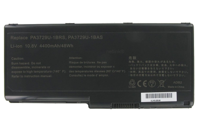 Replacement PA3729U-1BRS Laptop Battery for Toshiba Qosmio G60 X500 X505 Satellite P500 P505 Series