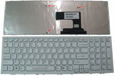 Laptop Replacement Keyboard for Sony VAIO VPC-EL VPC-EL1AJ VPC-EL25EC VPC-EL2AJ 9Z.N5CSW.C01 Window 8 US Layout White