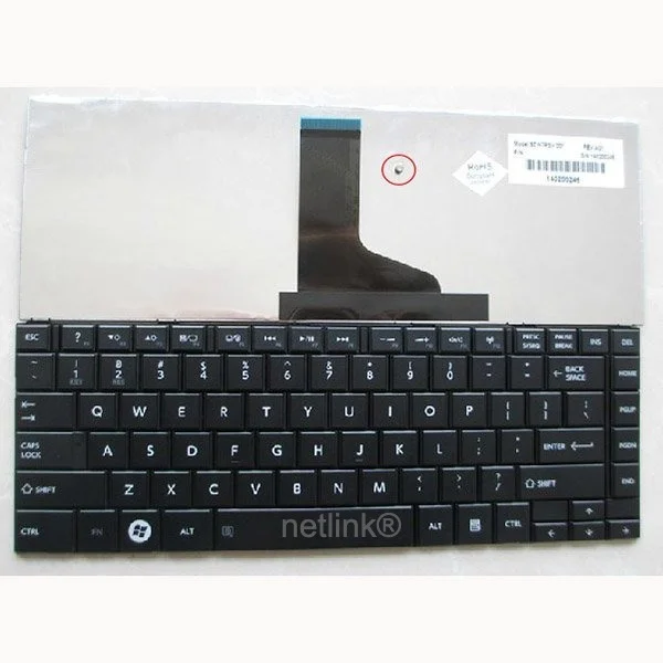 Replacement Laptop Keyboard 9Z.N7PSQ.401 for Toshiba Satellite C800 C800D C805-C10B C805-C11B L800 L805